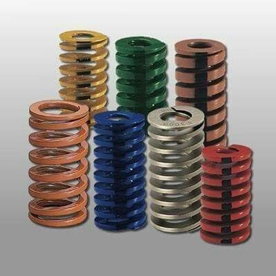 Colour-coded die springs