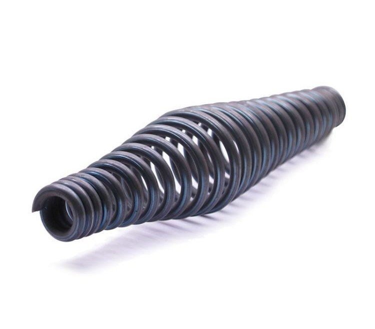 Spring, tubular coil profile