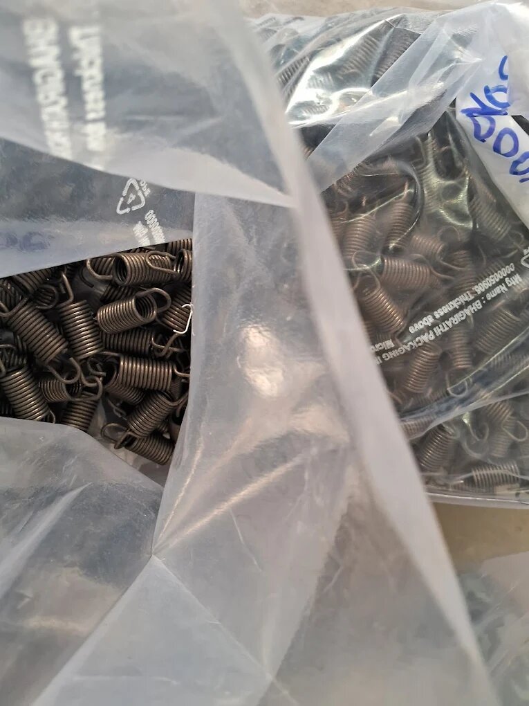 Torsion Springs, packaged