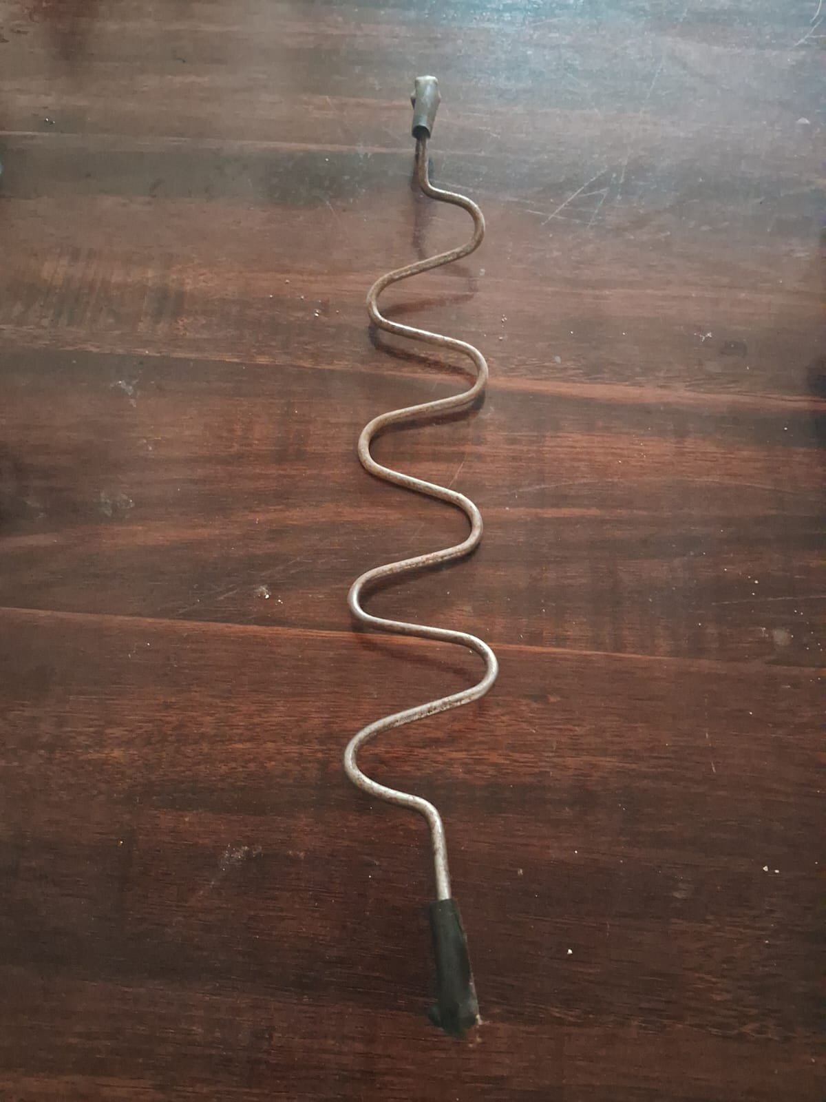 Zig Zag Spring — sinuous wire form